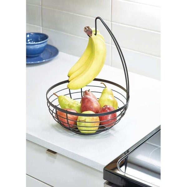 Черна кошница за плодове с кука , ø 27,31 cm Austin - iDesign-image-3