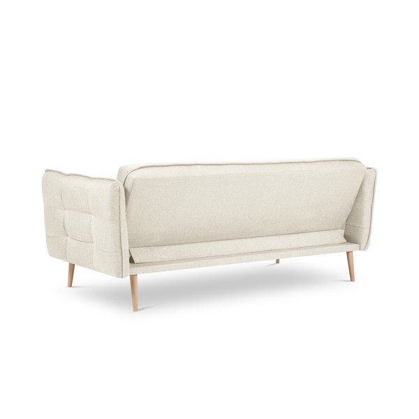 Кремав разтегателен диван Canna - Mazzini Sofas-image-3