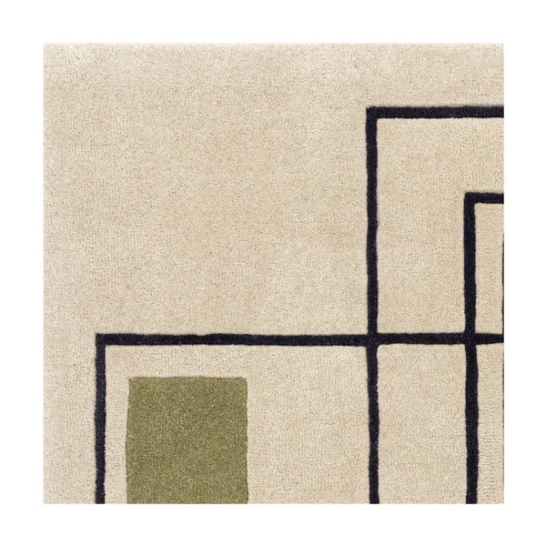 Хаки-бежов вълнен килим 120x170 cm Reef - Asiatic Carpets-image-2