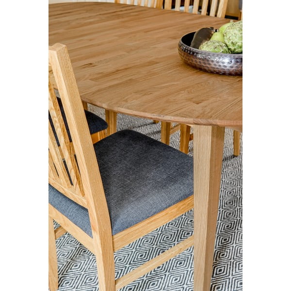 Стол за хранене от кафяв дъб Filippa - Rowico-image-1