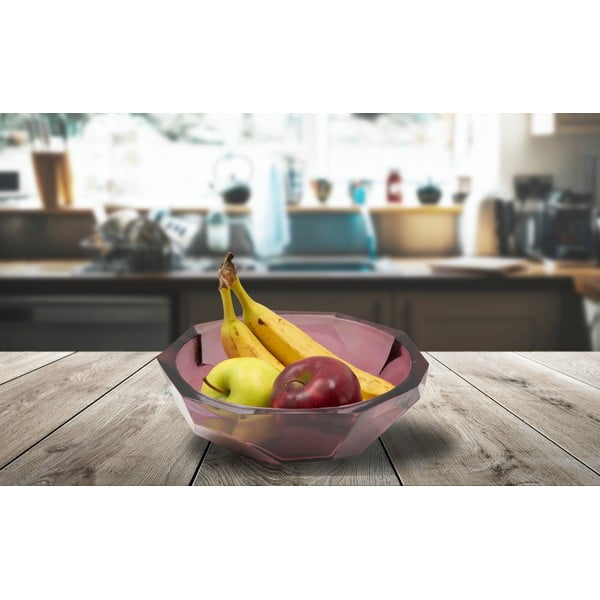 Розова купа от рециклирано стъкло Камък, ø 25 cm - Mauro Ferretti-image-1