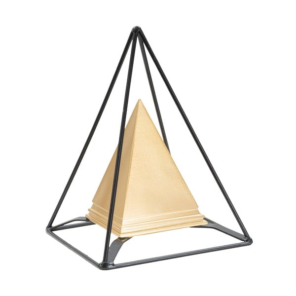 Метална статуетка в златна декорация Пирамида - Mauro Ferretti