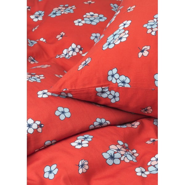 Удължено двойно спално бельо от памучен сатен в тухлен цвят 200x220 cm Grand Pleasantly - JUNA-image-2