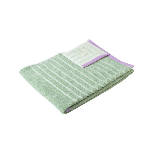 Зелена памучна кърпа Dora, 50 x 100 cm - Hübsch