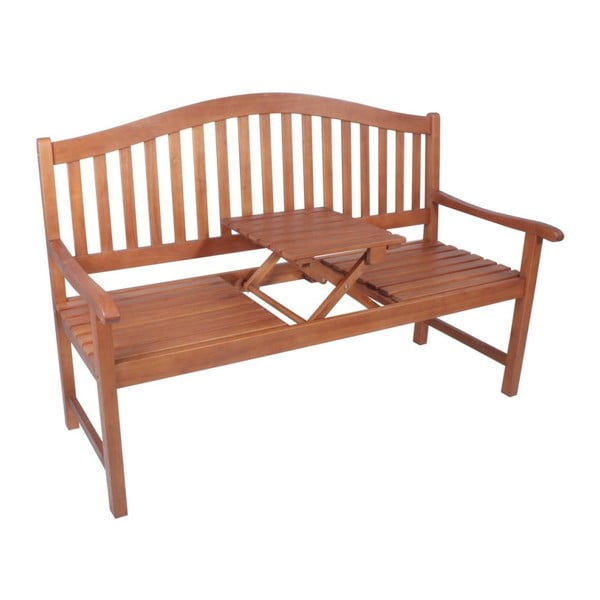 Градинска пейка с маса за съхранение от евкалиптово дърво ADDU Phuket - Garden Pleasure-image-3