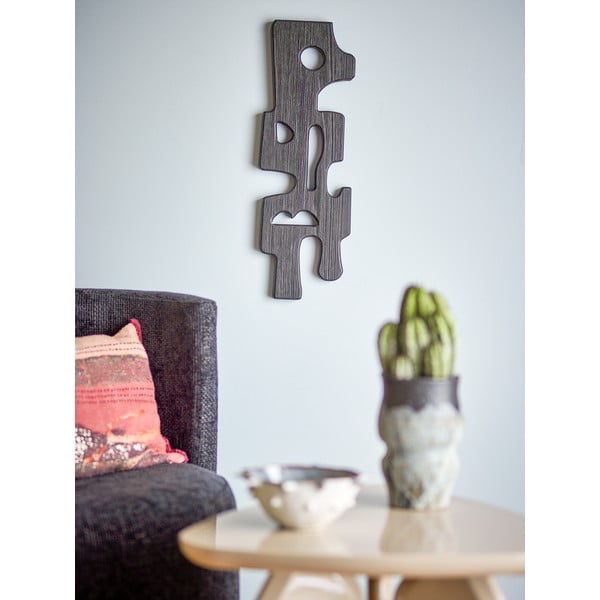 Дървена декорация за стена 20,5x58,5 cm Sare – Bloomingville-image-2