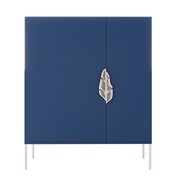 Тъмносин стелаж за обувки Merlin - Skandica-image-2