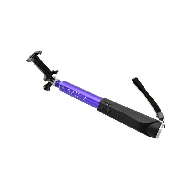 Modrá teleskopická selfie tyč Fixed v luxusním hliníkovém provedení-image-2