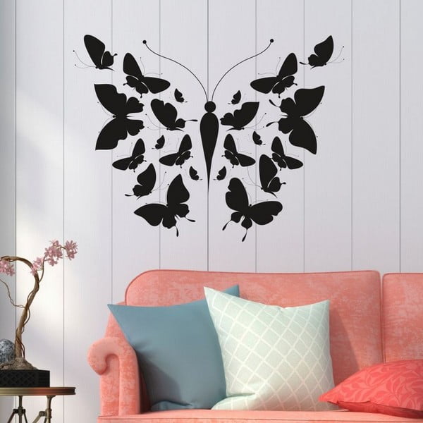 Декоративен стикер за стена Голяма пеперуда - Unknown