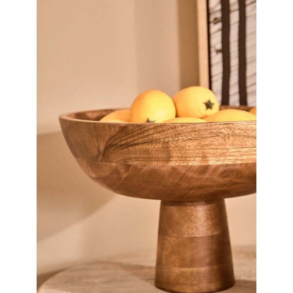 Дървена купа в естествен цвят ø 27 cm Kara – Premier Housewares-image-3