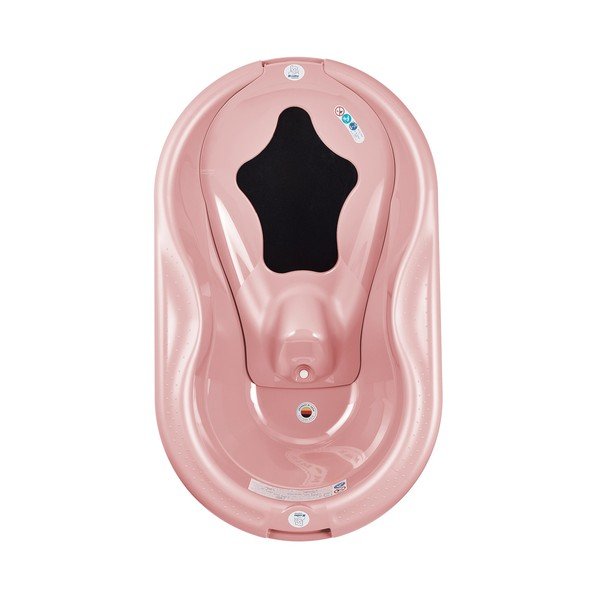 Светлорозова постелка за вана 32x56 cm Top - Rotho-image-2