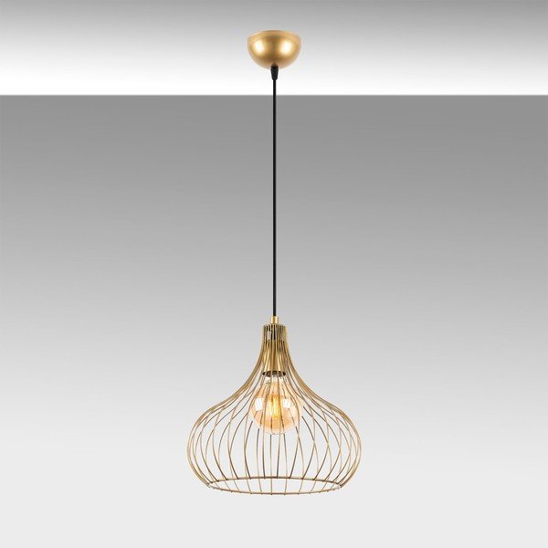 Висящо осветително тяло с метален абажур ø 22 cm Teldemia – Opviq lights-image-4