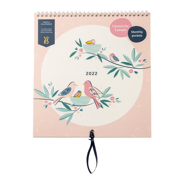 Висящ календар за планиране Птици - Busy B