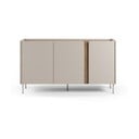 Кремаво-естествен скрин от декор от дъб  150x82,5x40,5 cm Lucile – Marckeric