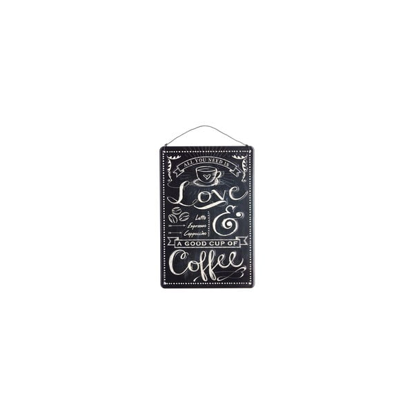 Závěsná cedule Love Coffee, 30x20 cm