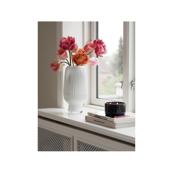 Бяла стъклена ваза (височина 31,5 cm) Cuneo – Villa Collection-image-2