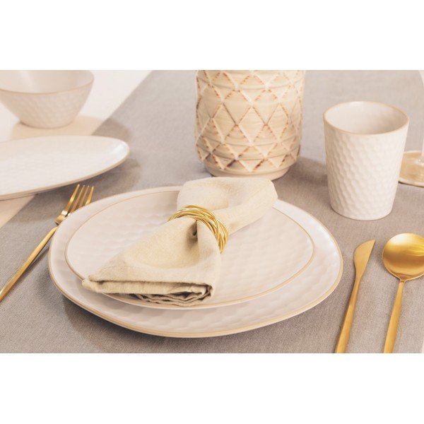 Бели супени керамични чинии в комплект от 6 бр. Imprints – Villa Altachiara-image-3