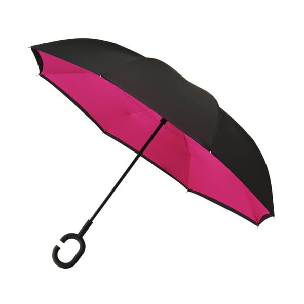 Черно-розов чадър Rever, ⌀ 107 cm - Ambiance