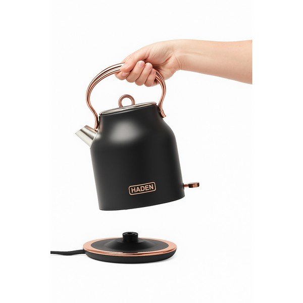Черна електрическа кана 1,7 l Heritage – Haden-image-4