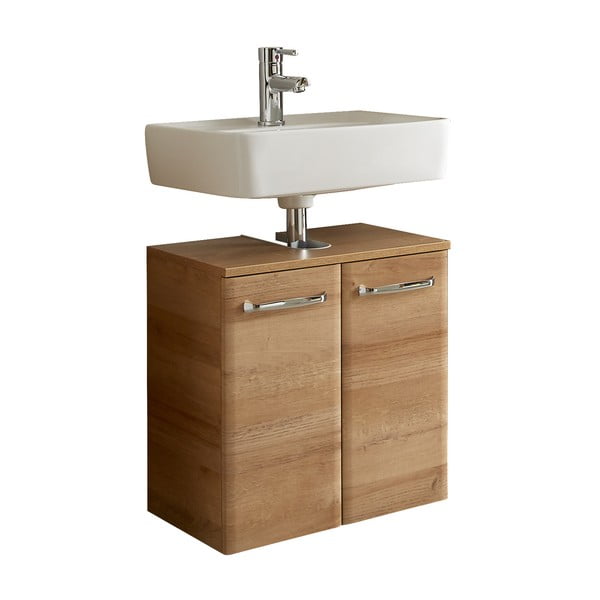 Стенен шкаф без мивка от декор от дъб  в естествен цвят 53x60 cm Quickset 318 – Pelipal-image-2