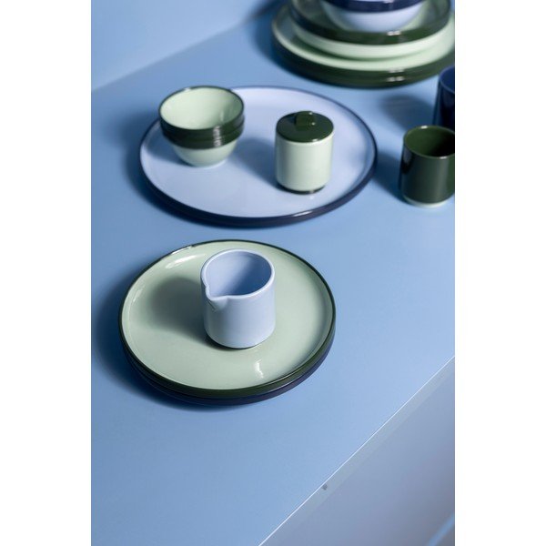 Синя глинена чиния ø 26 cm Duo – ONA-image-2