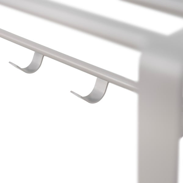 Кафяво-сива метална стенна закачалка с рафт 100 cm Rex – Spinder Design-image-2