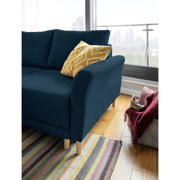 Морскосин ъглов разтегателен диван, ляв ъгъл Lovely Annie - Miuform-image-4