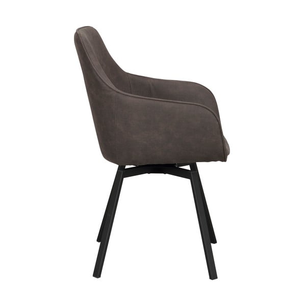 Сиви тапицирани трапезни столове в комплект 2 бр. Alison – Rowico-image-3