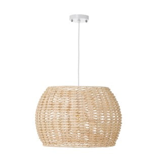 Таванна лампа от ратан в естествен цвят с абажур от ратан ø 35 cm Natural Way - Casa Selección
