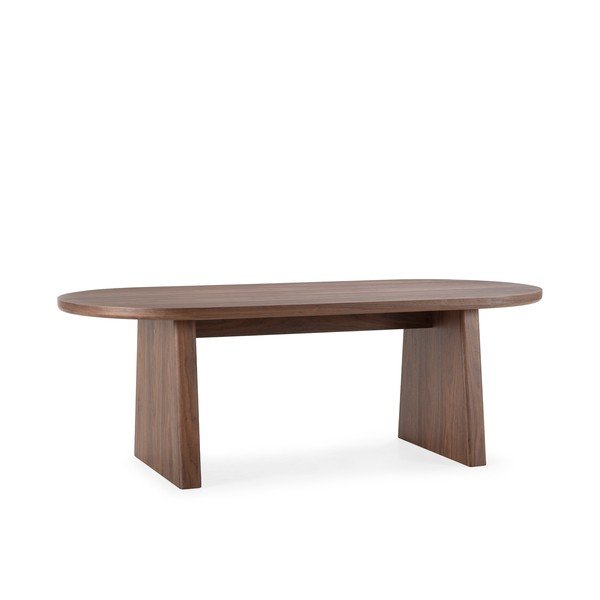 Трапезна маса от декор от орех 100x200 cm Blair – MOME