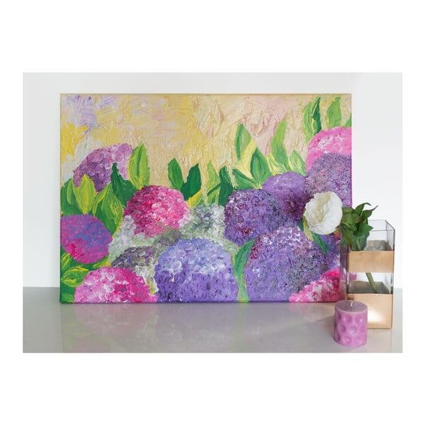 Obraz Hydrangea Flowers, 50x70 cm