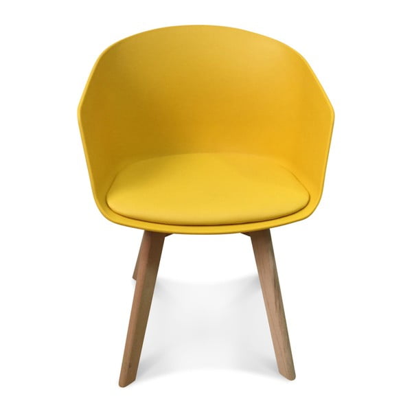 Sada 2 žlutých židlí Opjet Paris Scandinave