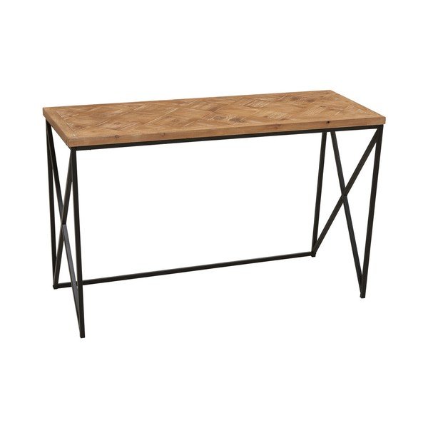 Конзолна маса от масивна ела в естествен цвят 48x120 cm Kickford – Premier Housewares