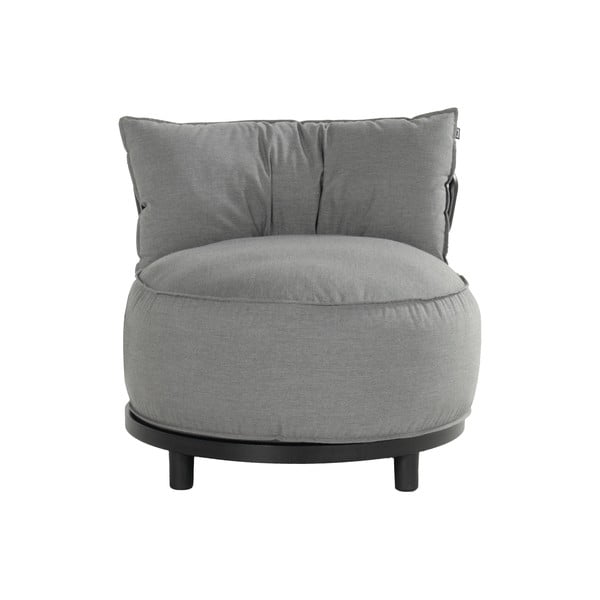 Светлосиво тапицирано градинско кресло Emma - Hartman-image-2