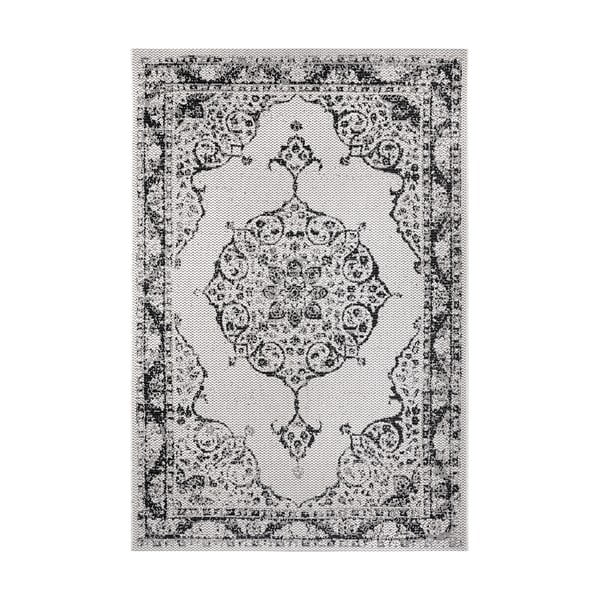 Черно-бежов килим на открито Осло, 200 x 290 cm - Ragami