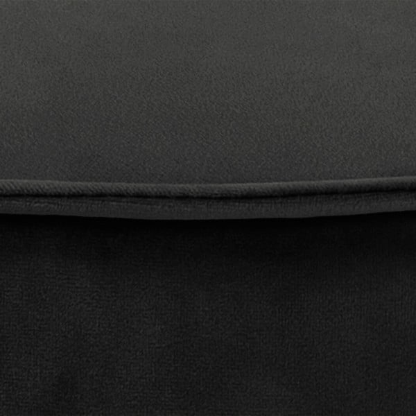 Кафяво-сив кадифен пуф , ⌀ 60 cm Mie - Actona-image-4