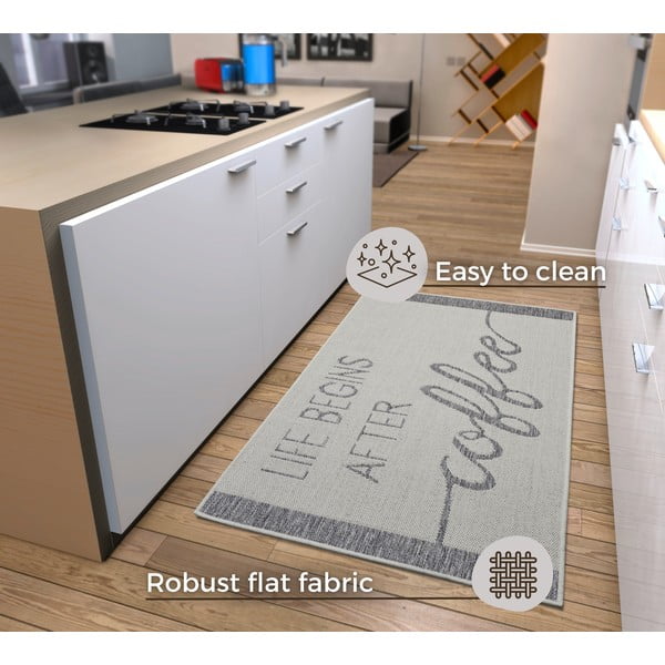 Сив килим 92x150 cm Cucina – Hanse Home-image-4