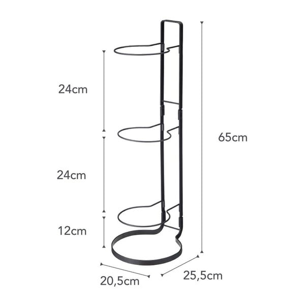 Черна стойка за топка Frame - YAMAZAKI-image-3