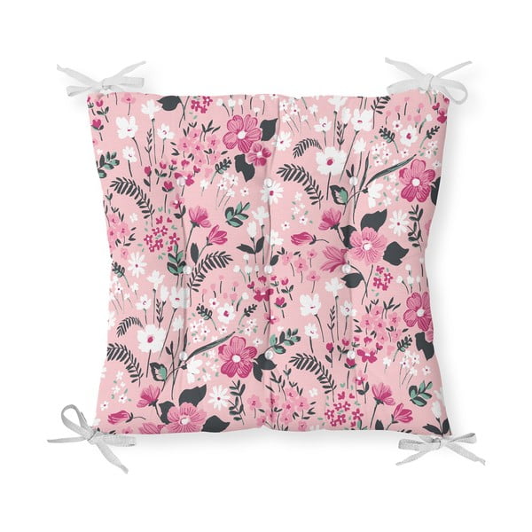 Възглавница за сядане от памучна смес Blossom, 40 x 40 cm - Minimalist Cushion Covers