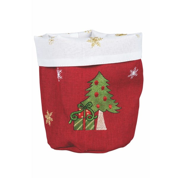 Червена коледна кошница Коледно дърво - Villa d'Este