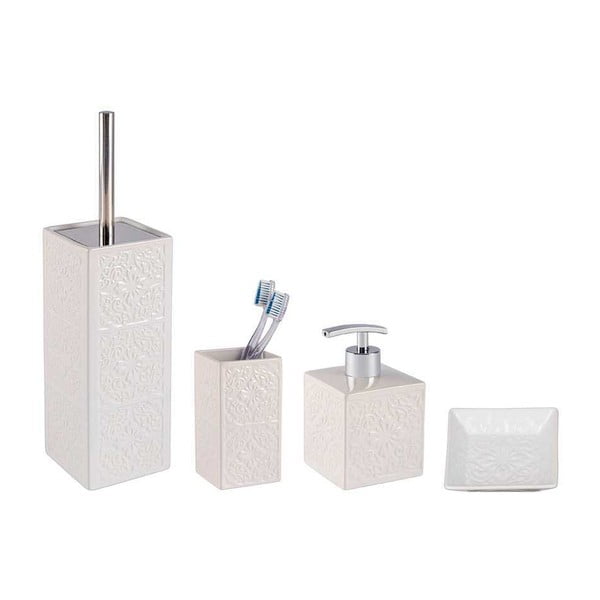 Бял керамичен комплект аксесоари за баня Cordoba – Wenko