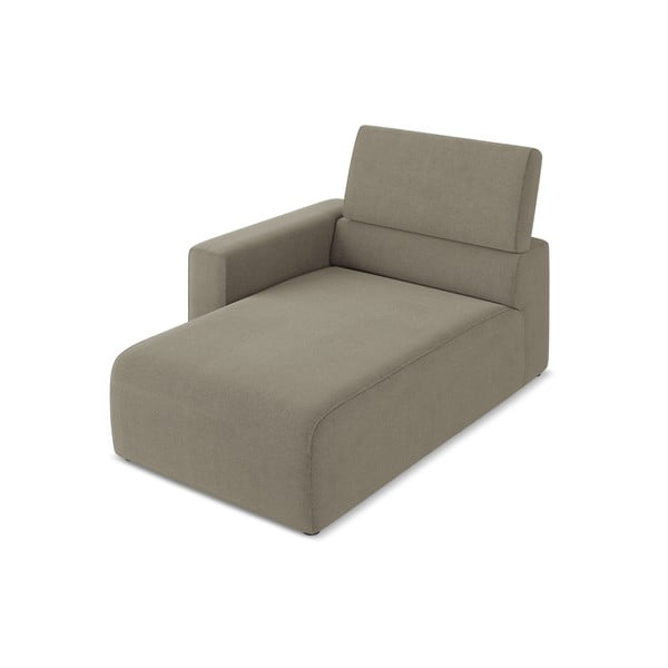 Светлокафяв модул за диван (ляв ъгъл) Kalea – Makamii-image-2