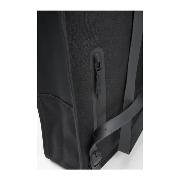 Черна висока водоустойчива раница Mini - Rains-image-3