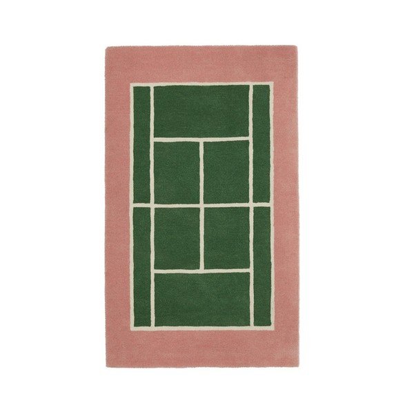 Детско килимче за игра със смес от вълна 88x150 cm Tennis – OYOY Mini