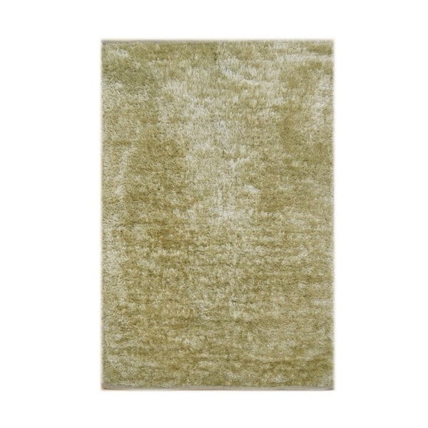 Ručně vázaný zelený koberec Zerdosi, 165x120cm