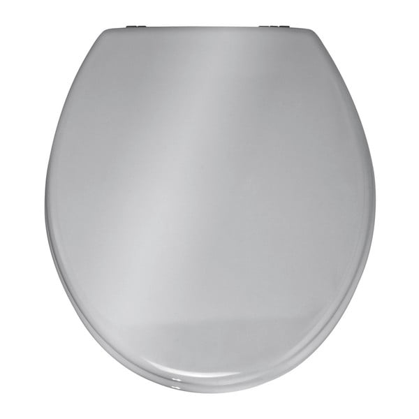 Гланцирана сива тоалетна седалка , 41 x 38 cm Prima - Wenko
