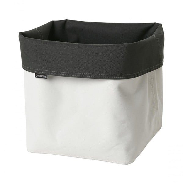 Сиво-бяла двустранна кошница за съхранение , 23 x 23 cm - Blomus