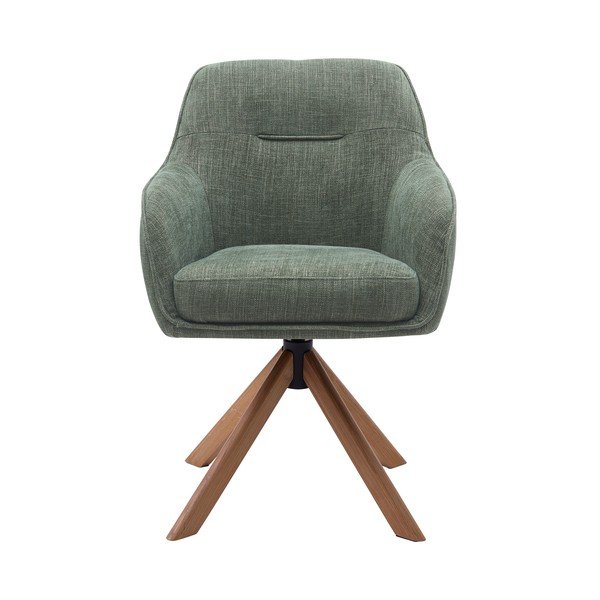 Зелени тапицирани трапезни столове в комплект 2 бр. Avola – Unique Furniture-image-4