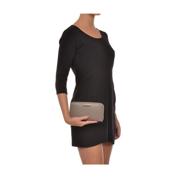 Béžová kožená peněženka Luisa Vannini Lanza-image-3