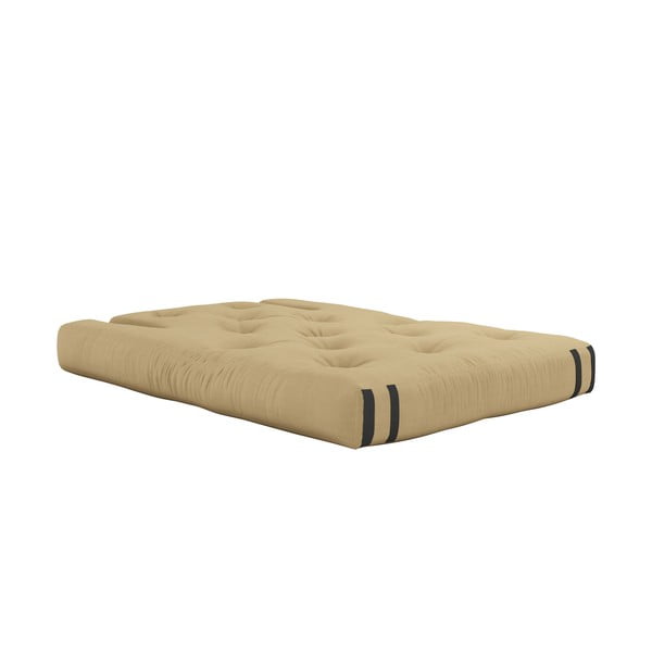 Жълт разтегателен диван 140 cm Hippo - Karup Design-image-3